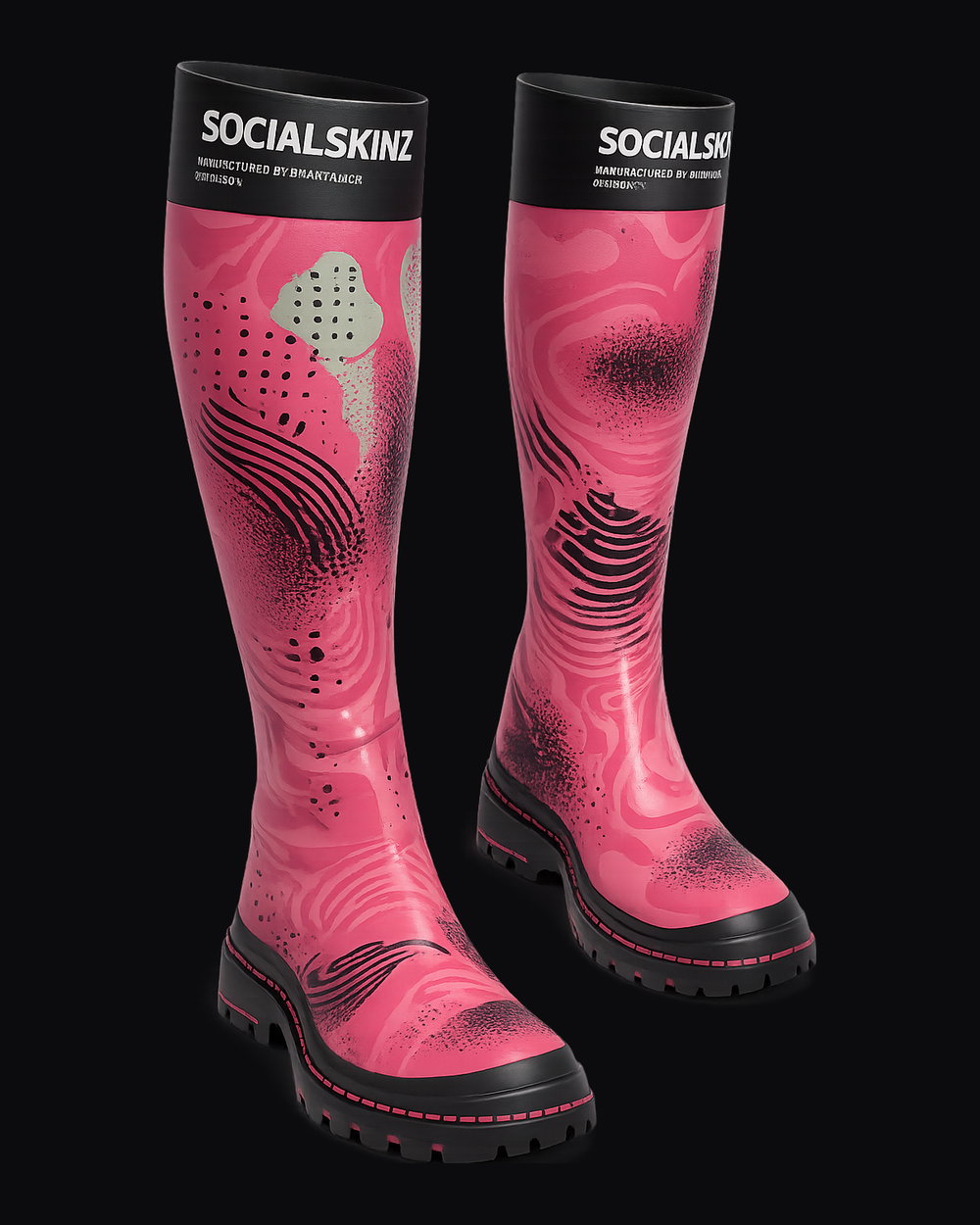 SocialSkinz Combat Boot